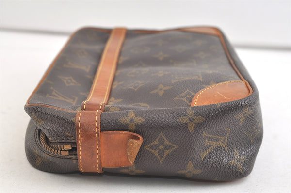 Authentic Louis Vuitton Monogram Compiegne 28 Clutch Hand Bag M51845 Junk 3400K