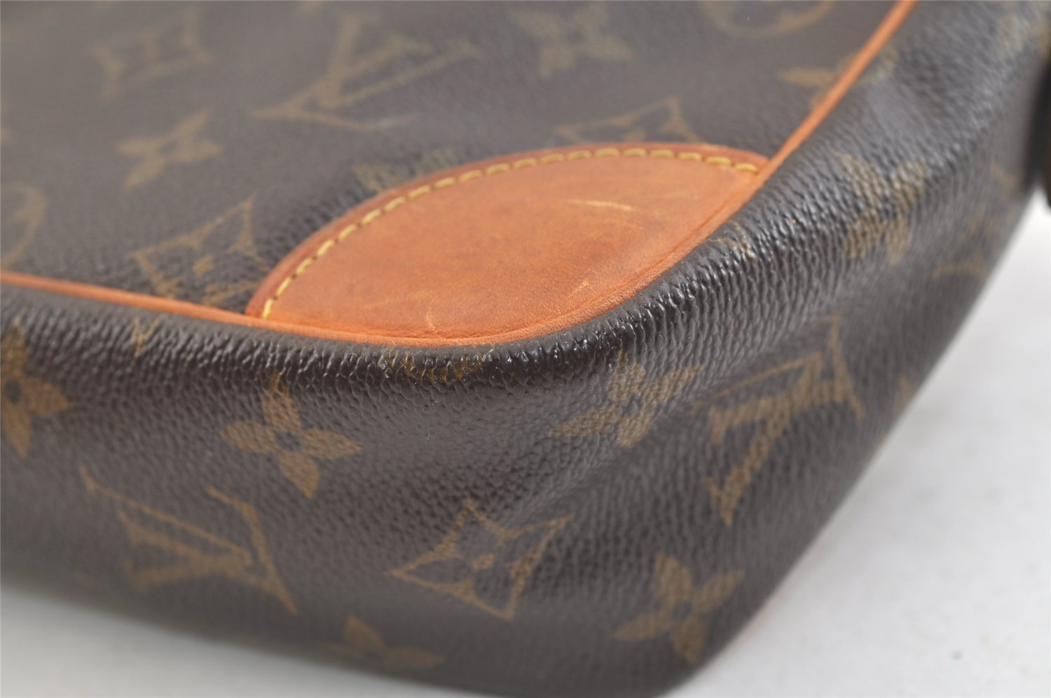 Authentic Louis Vuitton Monogram Compiegne 28 Clutch Hand Bag M51845 Junk 3400K