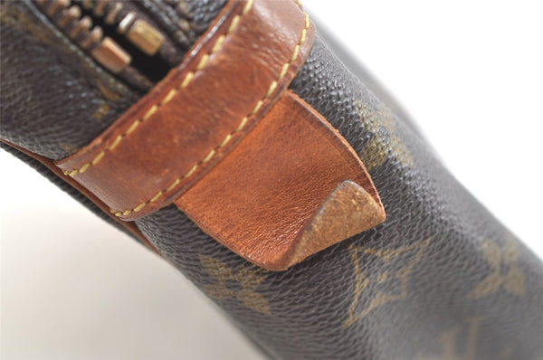 Authentic Louis Vuitton Monogram Compiegne 28 Clutch Hand Bag M51845 Junk 3400K