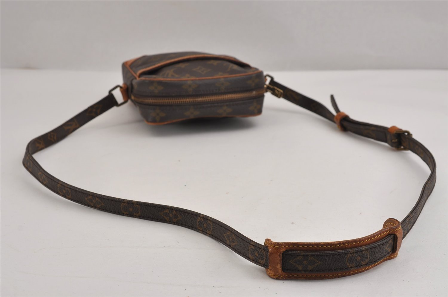 Authentic Louis Vuitton Monogram Danube Shoulder Cross Body Bag M45266 LV 3401J