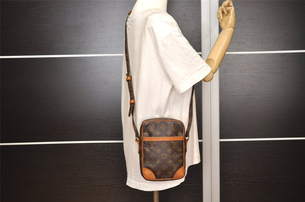 Authentic Louis Vuitton Monogram Danube Shoulder Cross Body Bag M45266 LV 3401J
