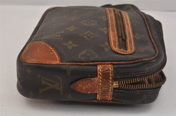Authentic Louis Vuitton Monogram Marly Dragonne GM M51825 Clutch Bag Junk 3401K