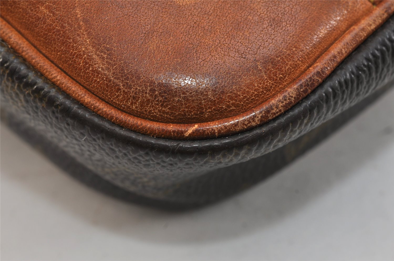 Authentic Louis Vuitton Monogram Marly Dragonne GM M51825 Clutch Bag Junk 3401K