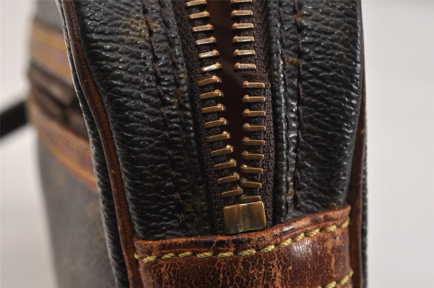 Authentic Louis Vuitton Monogram Marly Dragonne GM M51825 Clutch Bag Junk 3401K