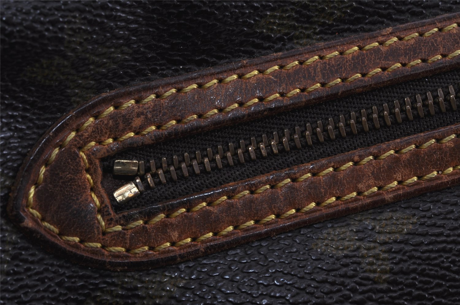 Authentic Louis Vuitton Monogram Marly Dragonne GM M51825 Clutch Bag Junk 3401K