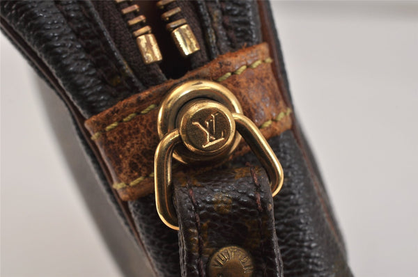 Authentic Louis Vuitton Monogram Marly Dragonne GM M51825 Clutch Bag Junk 3401K