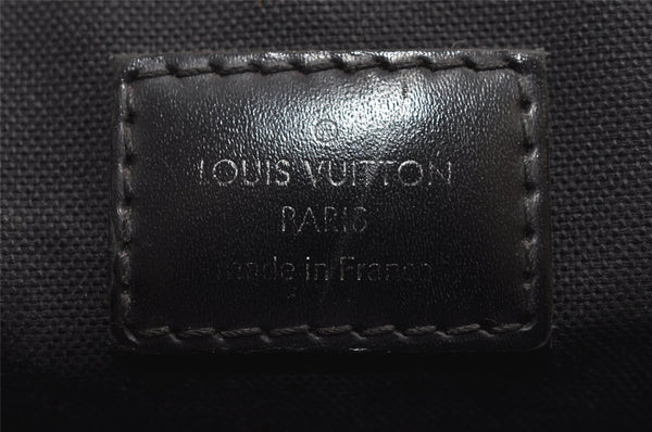 Auth Louis Vuitton Damier Graphite District PM N41260 Shoulder Cross Bag 3402J