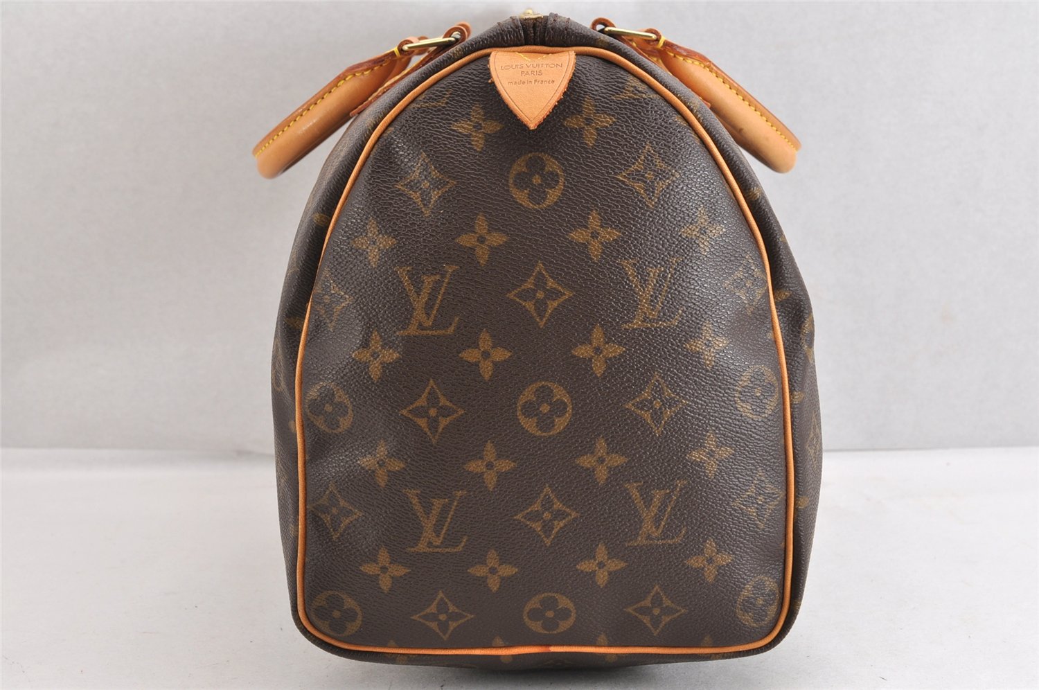 Authentic Louis Vuitton Monogram Speedy 35 Hand Boston Bag M41524 LV 3402M