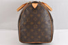 Authentic Louis Vuitton Monogram Speedy 35 Hand Boston Bag M41524 LV 3402M