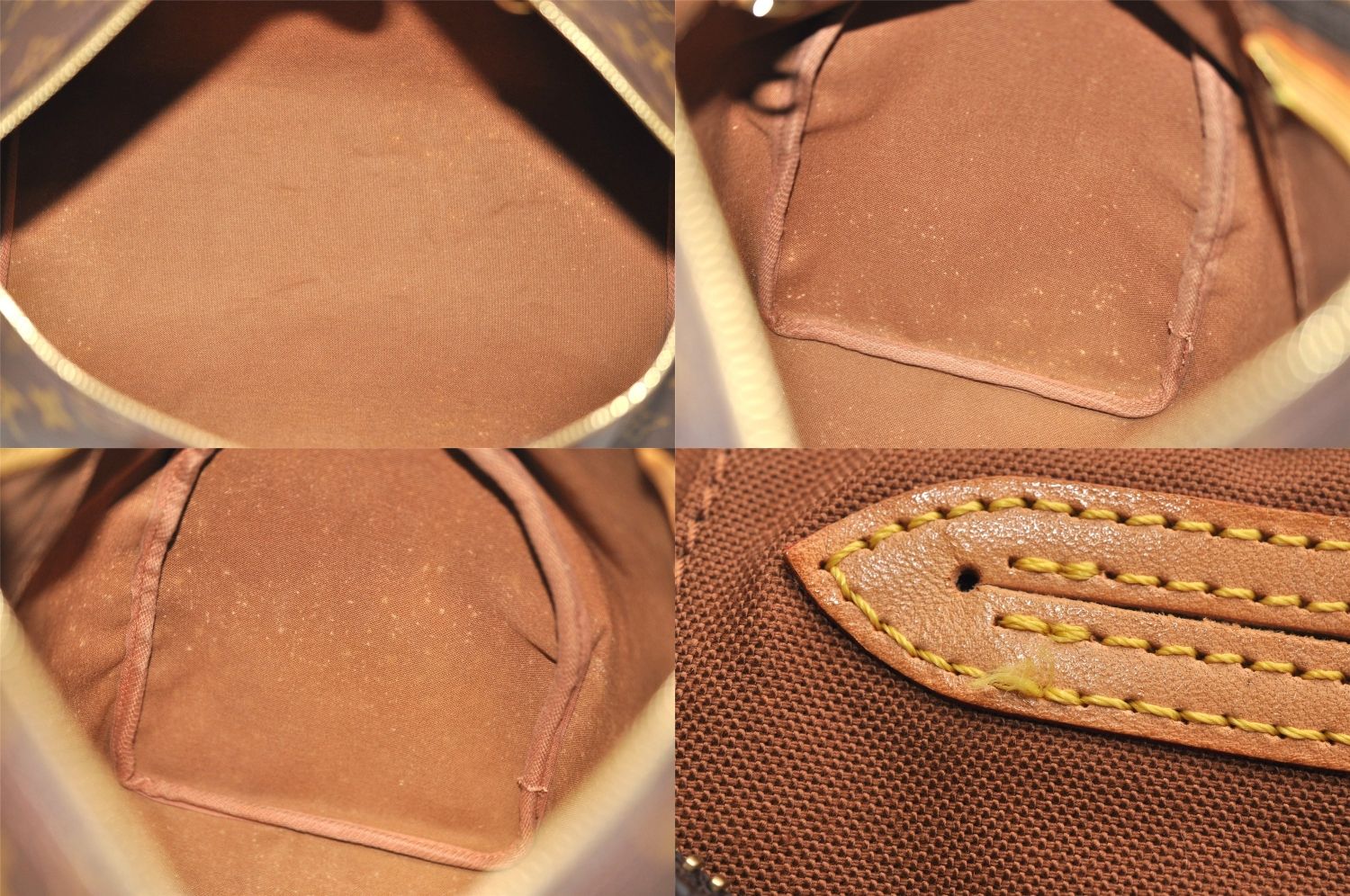 Authentic Louis Vuitton Monogram Speedy 35 Hand Boston Bag M41524 LV 3402M