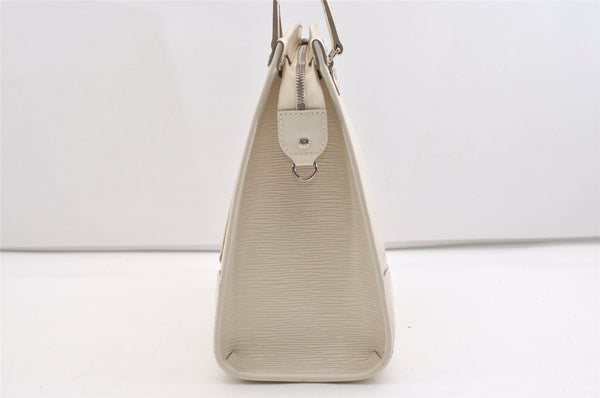 Authentic Louis Vuitton Epi Madeleine GM White Shoulder Bag M5934J LV 3403J