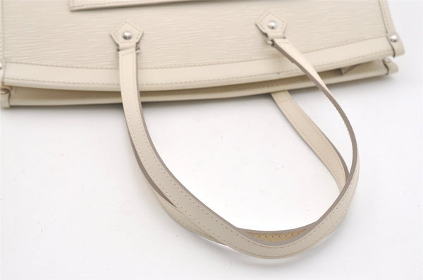 Authentic Louis Vuitton Epi Madeleine GM White Shoulder Bag M5934J LV 3403J