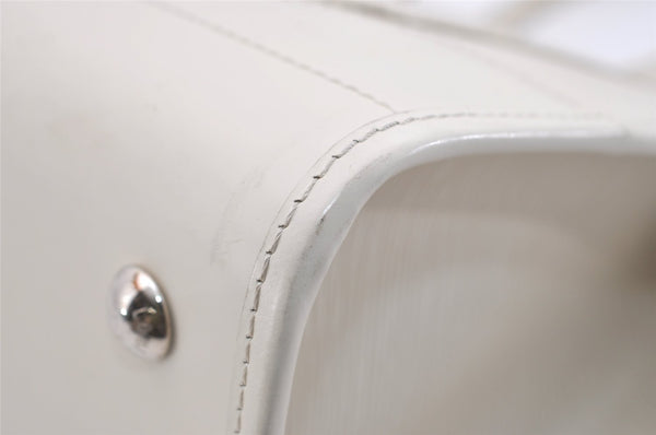 Authentic Louis Vuitton Epi Madeleine GM White Shoulder Bag M5934J LV 3403J