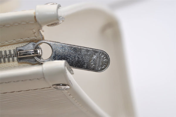 Authentic Louis Vuitton Epi Madeleine GM White Shoulder Bag M5934J LV 3403J