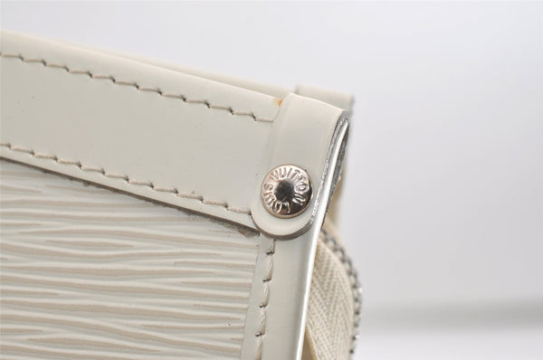 Authentic Louis Vuitton Epi Madeleine GM White Shoulder Bag M5934J LV 3403J