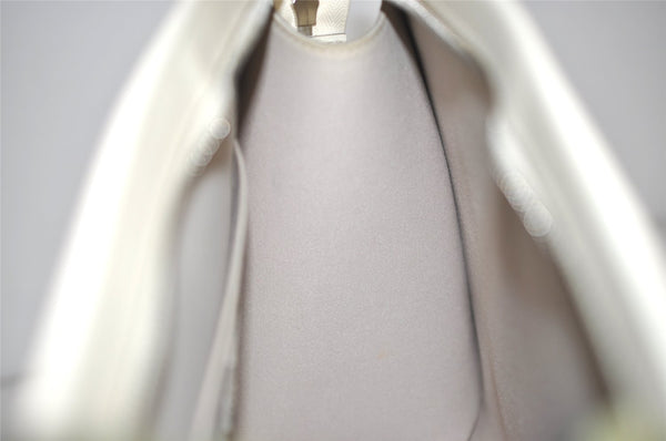 Authentic Louis Vuitton Epi Madeleine GM White Shoulder Bag M5934J LV 3403J