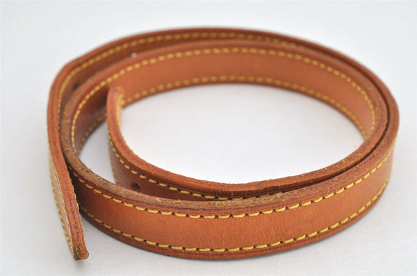 Authentic Louis Vuitton Leather Shoulder Strap For Bucket PM 27.6" Beige 3403K