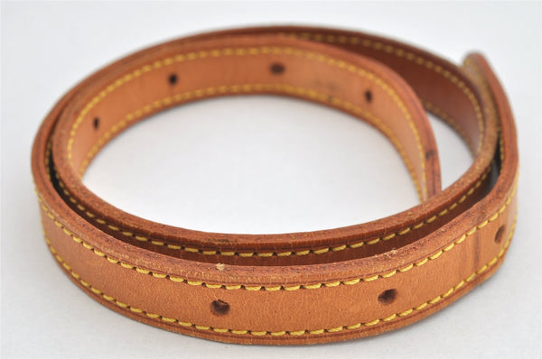Authentic Louis Vuitton Leather Shoulder Strap For Bucket PM 27.6" Beige 3403K