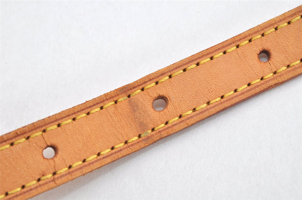 Authentic Louis Vuitton Leather Shoulder Strap For Bucket PM 27.6" Beige 3403K