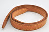 Authentic Louis Vuitton Leather Shoulder Strap For Bucket PM 27.6" Beige 3403K
