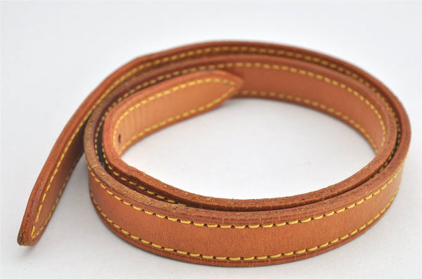 Authentic Louis Vuitton Leather Shoulder Strap For Bucket PM 27.6" Beige 3403K