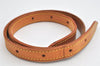 Authentic Louis Vuitton Leather Shoulder Strap For Bucket PM 27.6" Beige 3403K