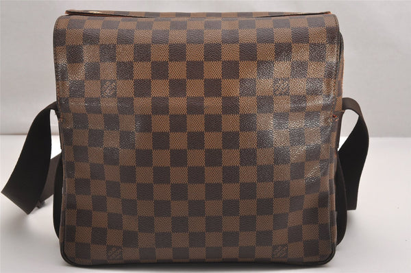 Authentic Louis Vuitton Damier Naviglio Shoulder Cross Body Bag N45255 LV 3404J