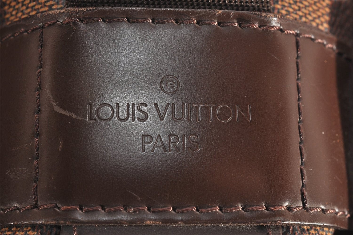 Authentic Louis Vuitton Damier Naviglio Shoulder Cross Body Bag N45255 LV 3404J