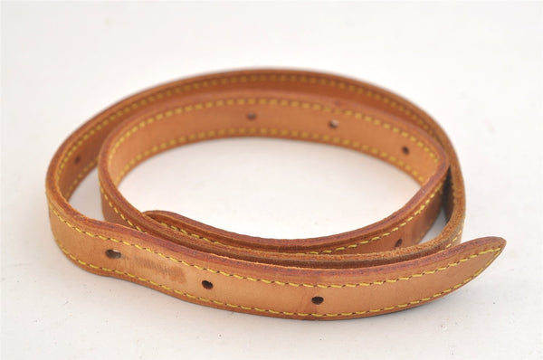 Authentic Louis Vuitton Leather Shoulder Strap For Bucket GM 31.9" Beige 3404K
