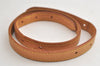Authentic Louis Vuitton Leather Shoulder Strap For Bucket GM 31.9" Beige 3404K