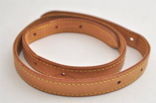Authentic Louis Vuitton Leather Shoulder Strap For Bucket GM 31.9" Beige 3404K