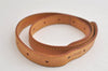 Authentic Louis Vuitton Leather Shoulder Strap For Bucket GM 31.9" Beige 3404K