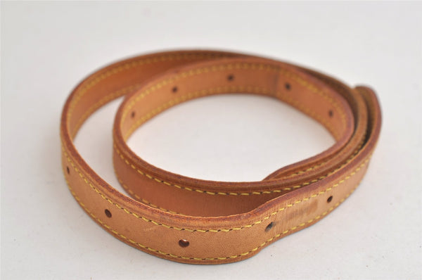 Authentic Louis Vuitton Leather Shoulder Strap For Bucket GM 31.9" Beige 3404K
