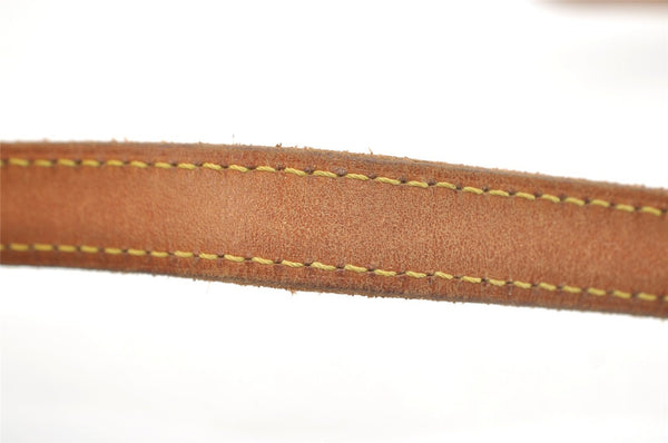 Authentic Louis Vuitton Leather Shoulder Strap For Bucket GM 31.9" Beige 3404K