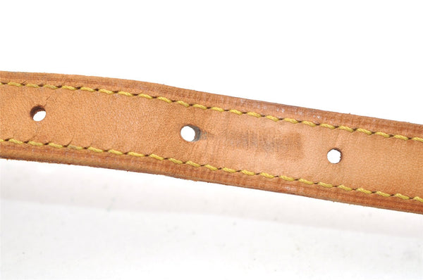 Authentic Louis Vuitton Leather Shoulder Strap For Bucket GM 31.9" Beige 3404K