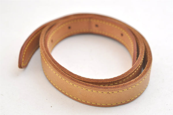 Authentic Louis Vuitton Leather Shoulder Strap For Bucket GM 31.9" Beige 3404K