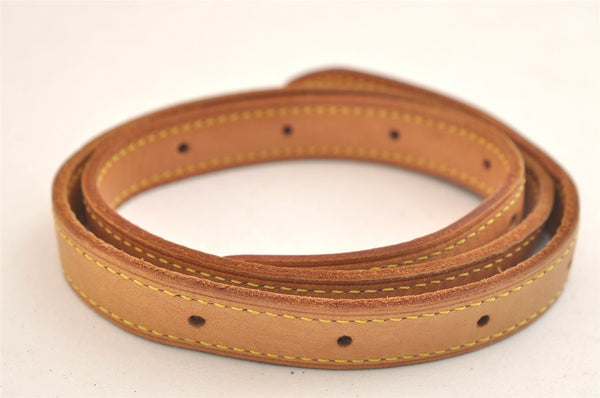 Authentic Louis Vuitton Leather Shoulder Strap For Bucket GM 31.9" Beige 3404K