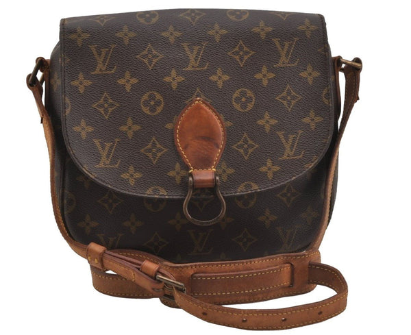 Authentic Louis Vuitton Monogram Saint Cloud GM M51242 Shoulder Cross Bag 3405J