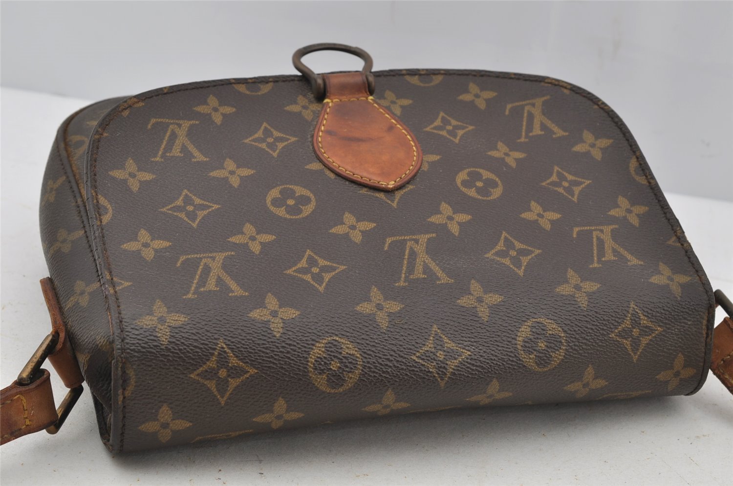 Authentic Louis Vuitton Monogram Saint Cloud GM M51242 Shoulder Cross Bag 3405J