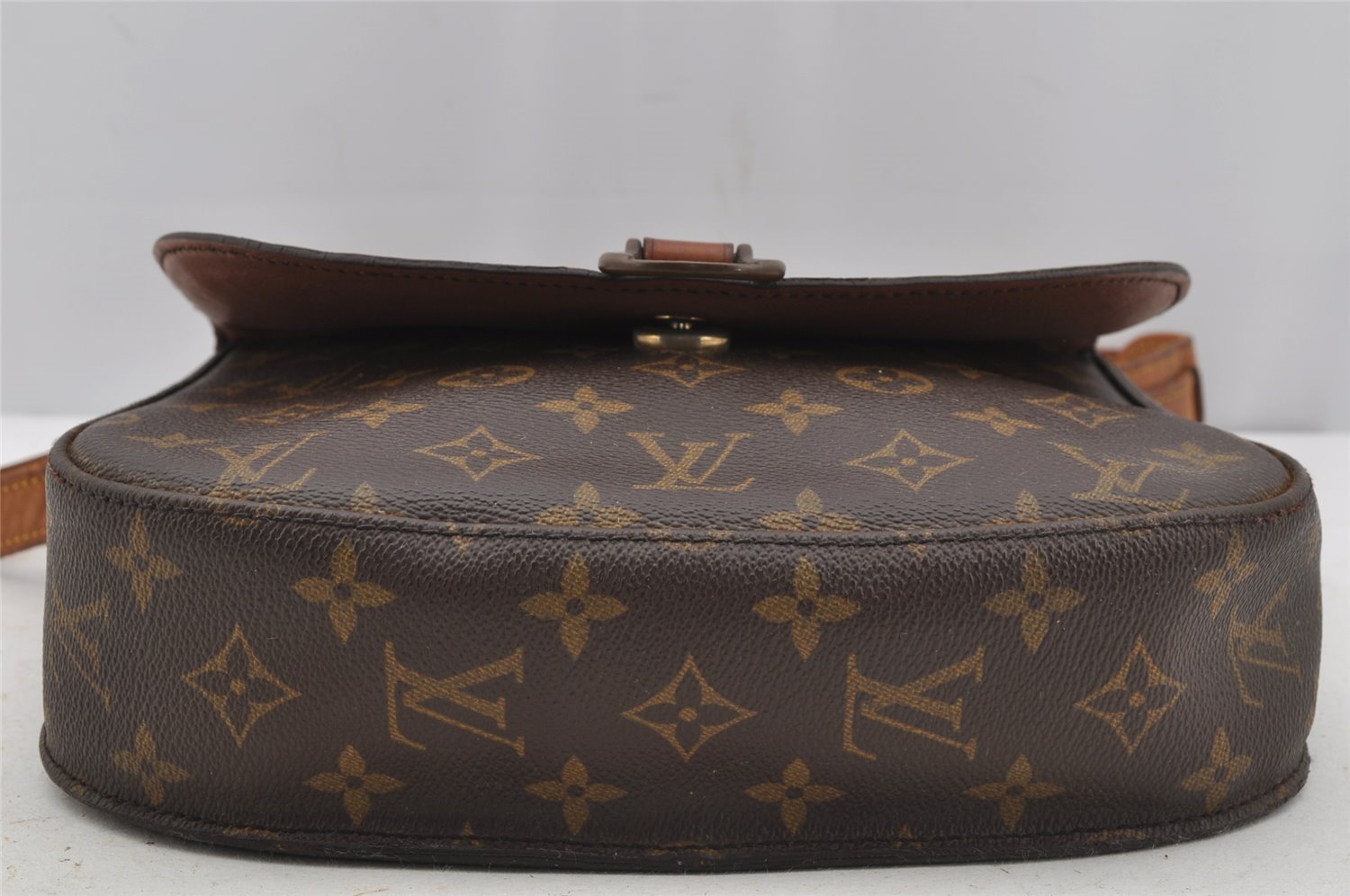 Authentic Louis Vuitton Monogram Saint Cloud GM M51242 Shoulder Cross Bag 3405J