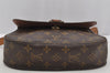 Authentic Louis Vuitton Monogram Saint Cloud GM M51242 Shoulder Cross Bag 3405J