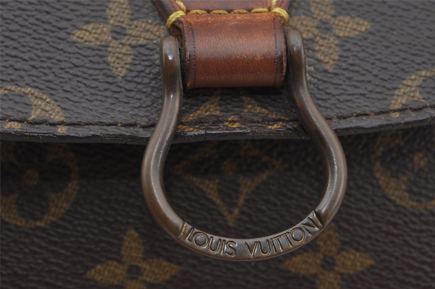 Authentic Louis Vuitton Monogram Saint Cloud GM M51242 Shoulder Cross Bag 3405J