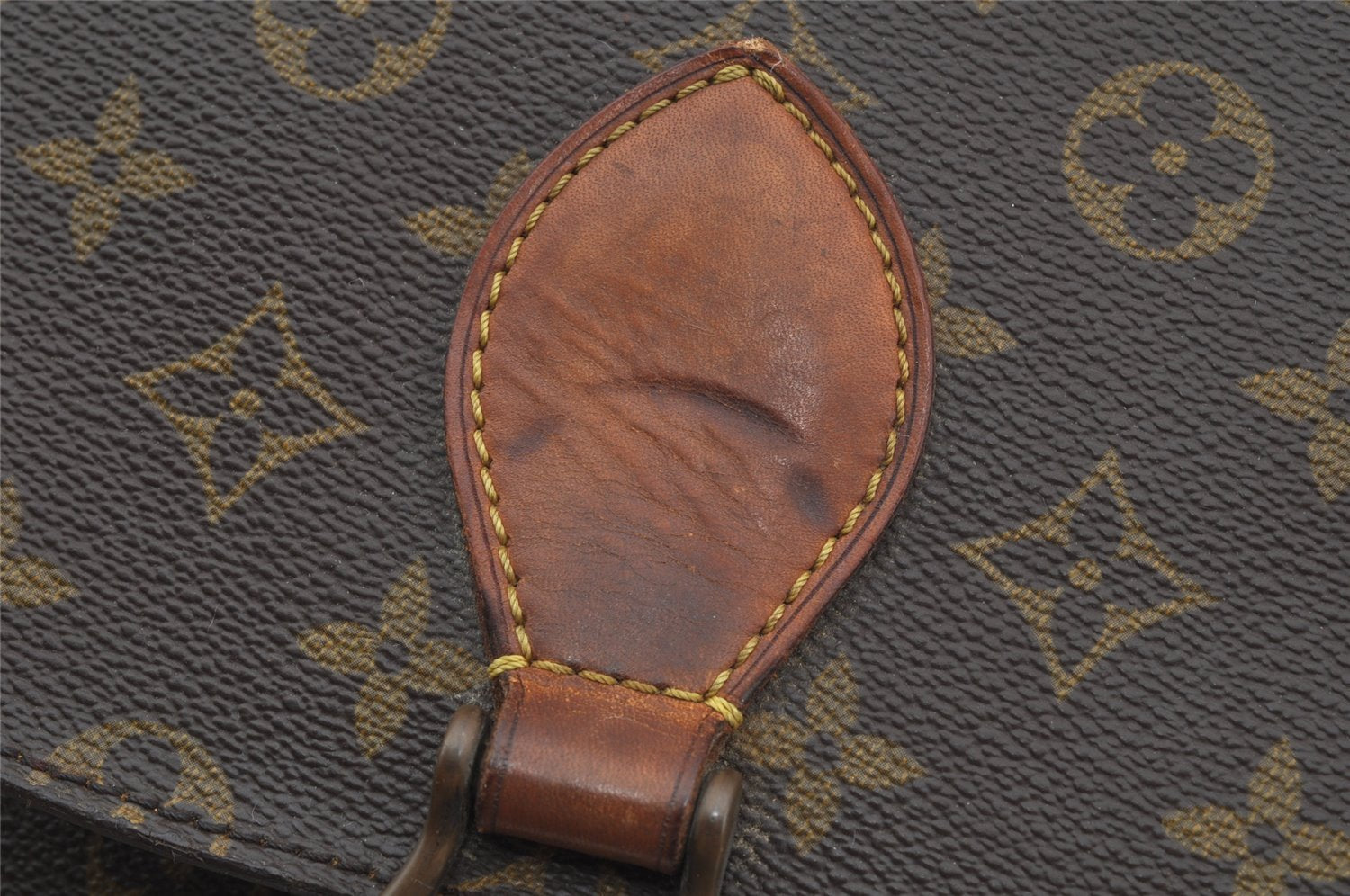 Authentic Louis Vuitton Monogram Saint Cloud GM M51242 Shoulder Cross Bag 3405J