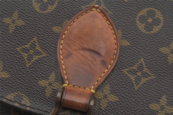 Authentic Louis Vuitton Monogram Saint Cloud GM M51242 Shoulder Cross Bag 3405J