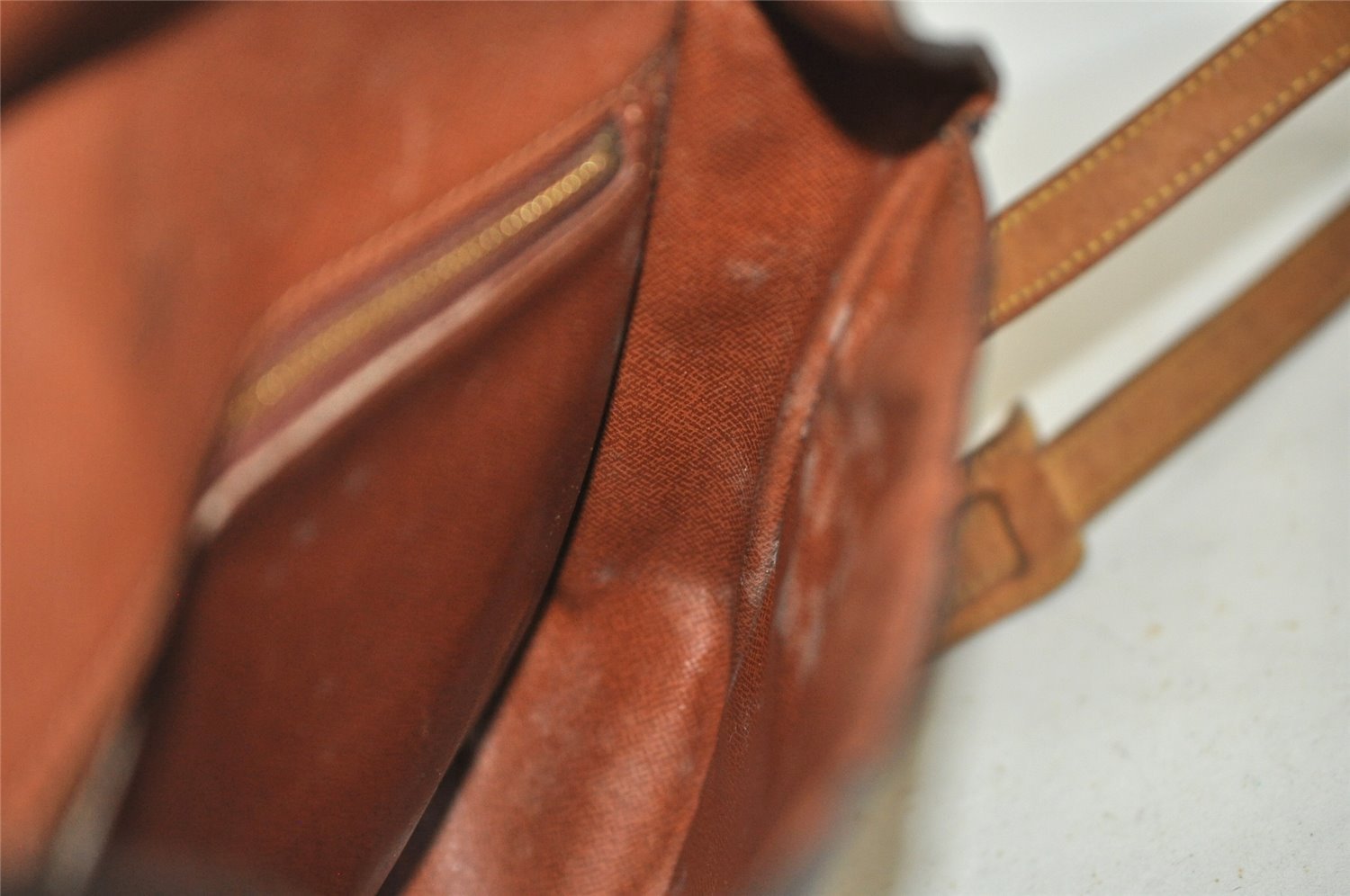 Authentic Louis Vuitton Monogram Saint Cloud GM M51242 Shoulder Cross Bag 3405J