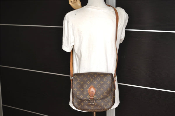 Authentic Louis Vuitton Monogram Saint Cloud GM M51242 Shoulder Cross Bag 3405J