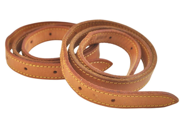 Authentic Louis Vuitton Leather Shoulder Strap For Bucket GM 31.9" Beige 3405K