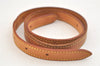 Authentic Louis Vuitton Leather Shoulder Strap For Bucket GM 31.9" Beige 3405K