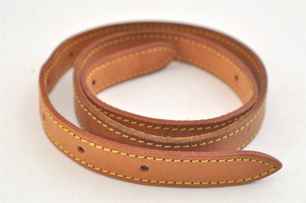 Authentic Louis Vuitton Leather Shoulder Strap For Bucket GM 31.9" Beige 3405K