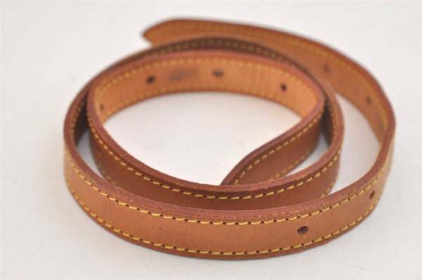 Authentic Louis Vuitton Leather Shoulder Strap For Bucket GM 31.9" Beige 3405K